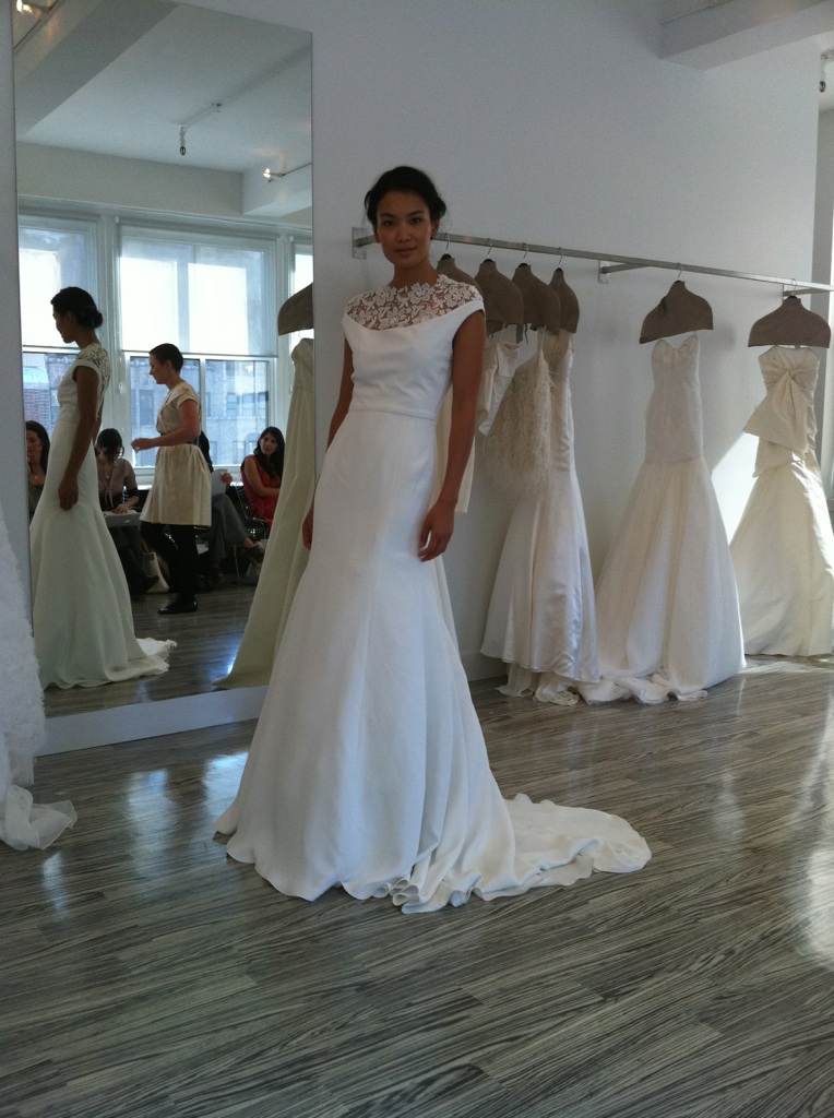 "The battery" by Lela Rose wedding dress