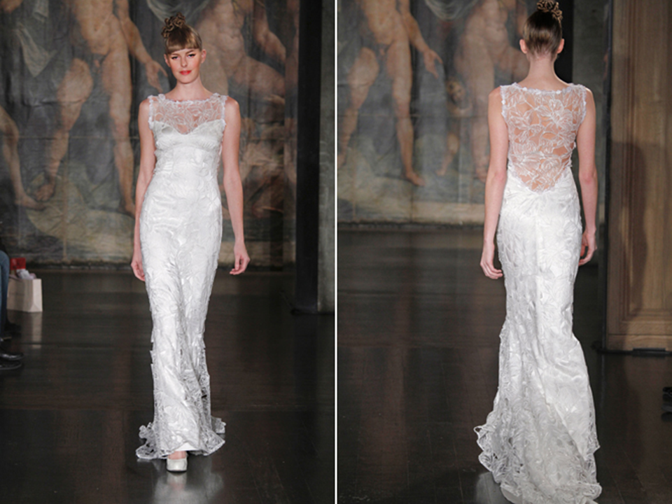 Claire Pettibone wedding dress Sky beneath the branches