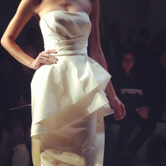 abito da sposa Hudson Amsale 2013 - Photo bridesmag on Instagram