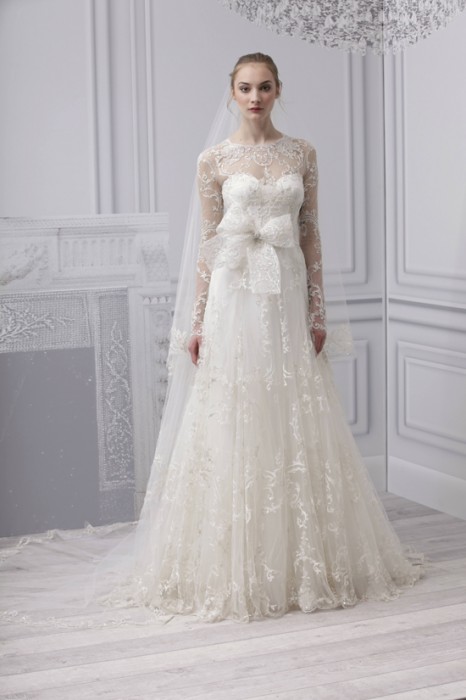 Abito da sposa Josephine Monique Lhuillier Spring 2013 Platinum Collection