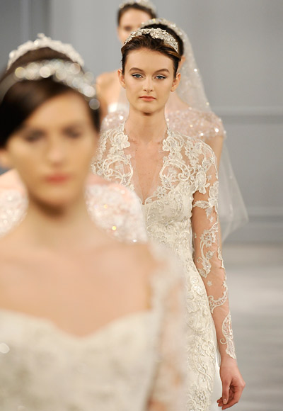 collezione sposa Monique Lhuillier Spring 2014 foto wwd