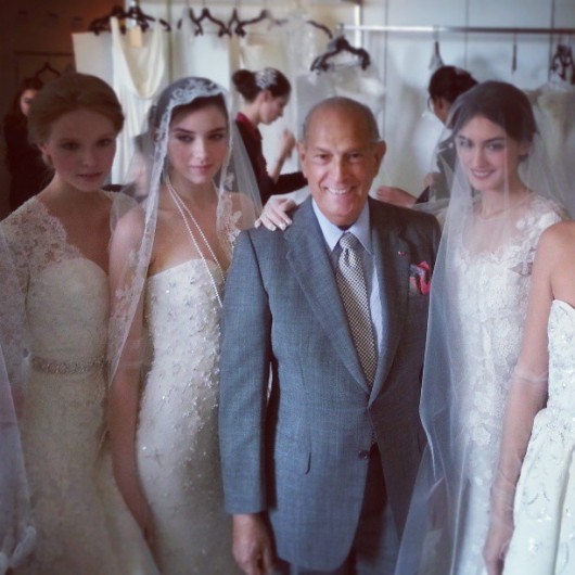 collezione sposa Oscar de la Renta Spring 2014 foto moisesoscar on Instagram